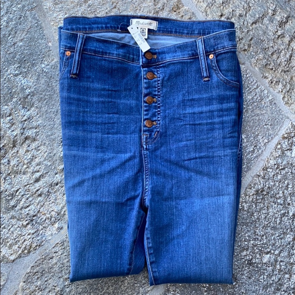 New Plus-Size Madewell High-Rise Skinny Jeans